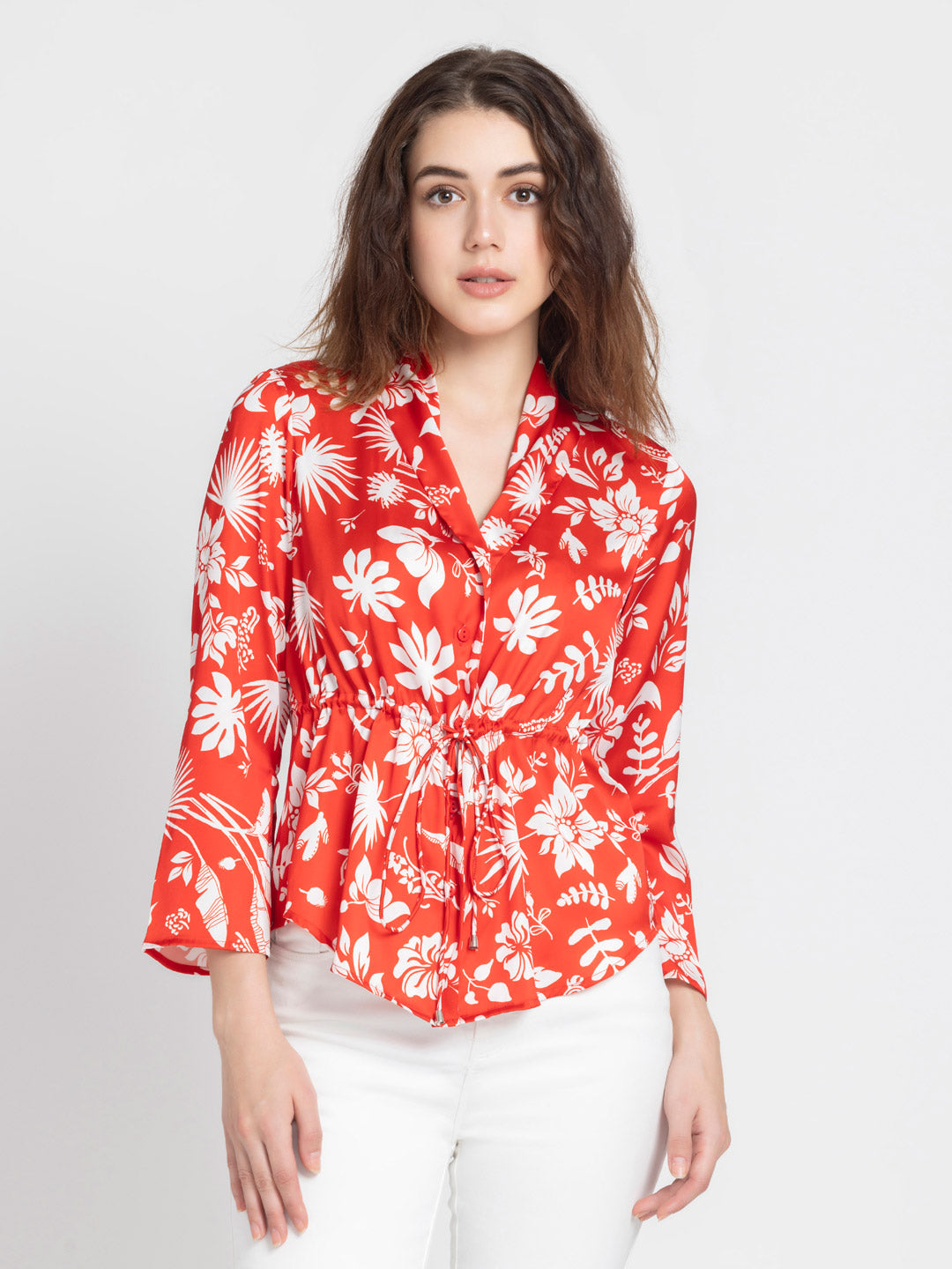 Noreen Cinched Shirt Jacket from SHAYE , Shirt for women