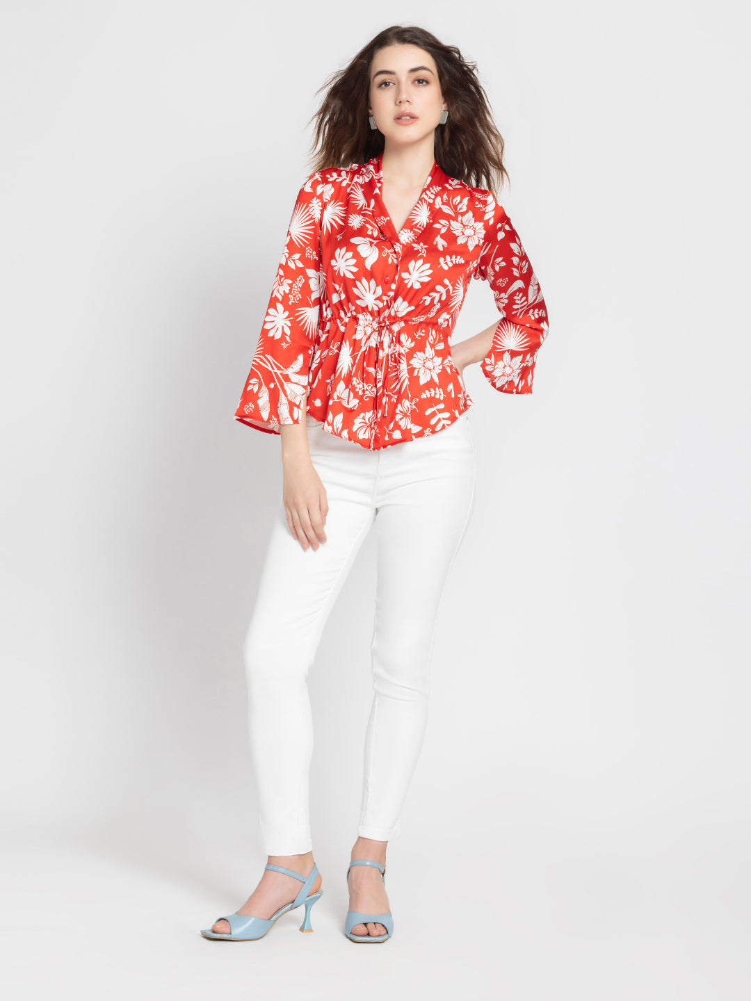 Noreen Cinched Shirt Jacket from SHAYE , Shirt for women