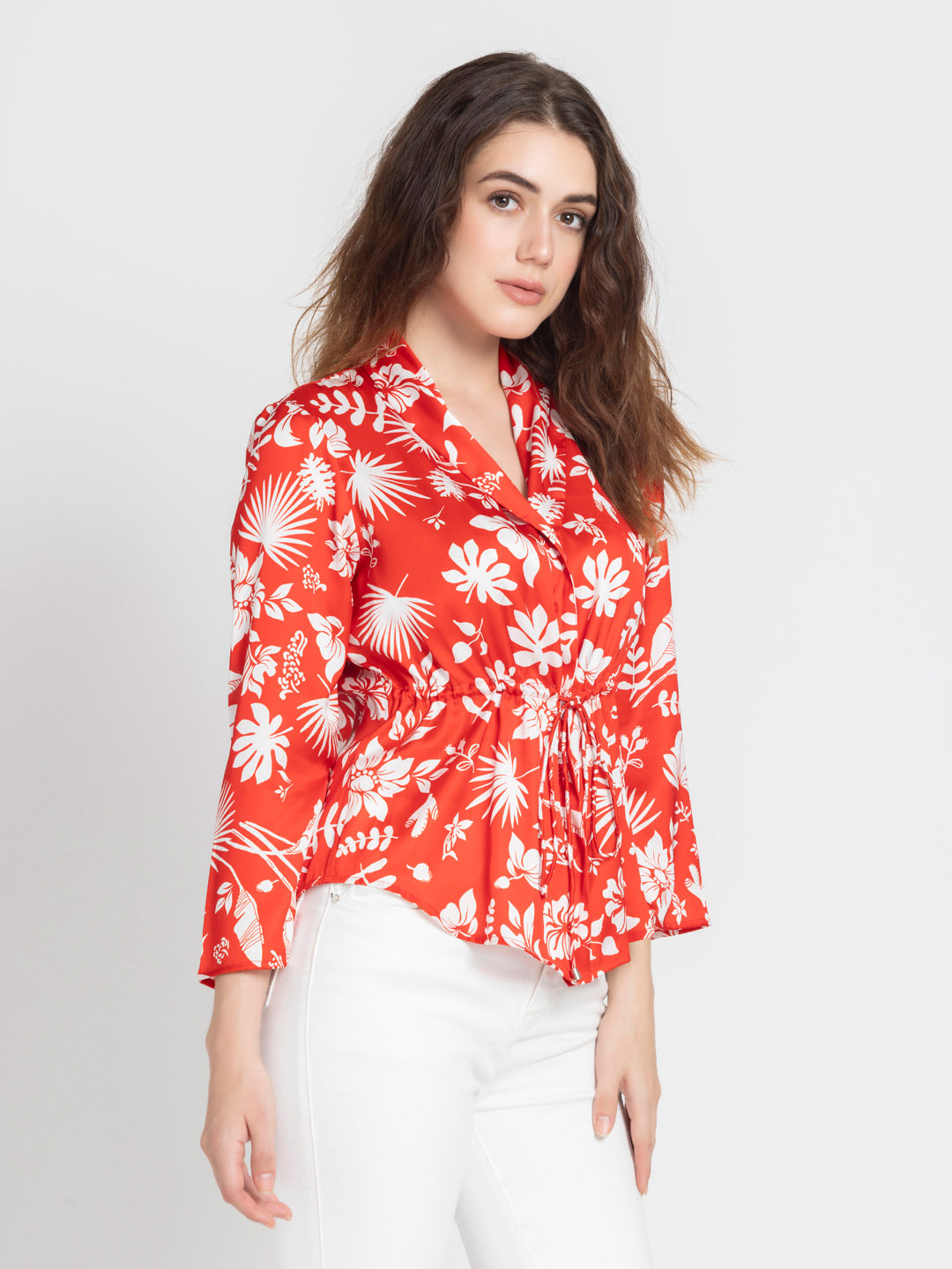 Noreen Cinched Shirt Jacket from SHAYE , Shirt for women