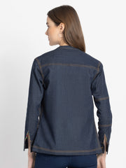 Scandi Reversible Denim Jacket from Shaye India , Jacket for women