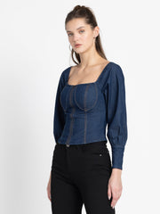 Joey Denim Top from Shaye , Top for women