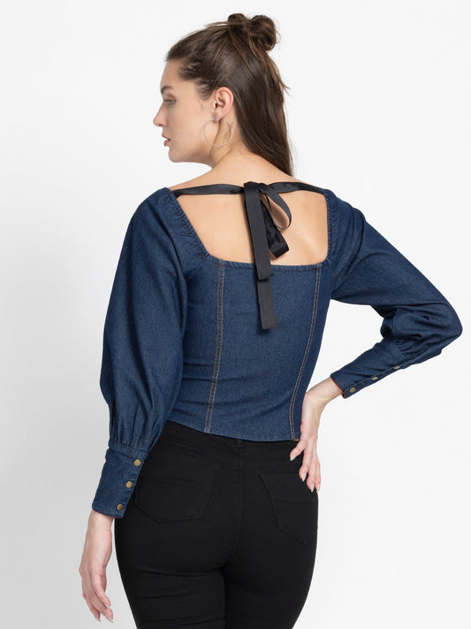 Joey Denim Top from Shaye , Top for women