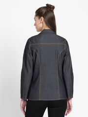 Sasha Denim Blazer from Shaye , for women