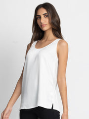 White Keyhole Tank Top from Shaye , Top for women