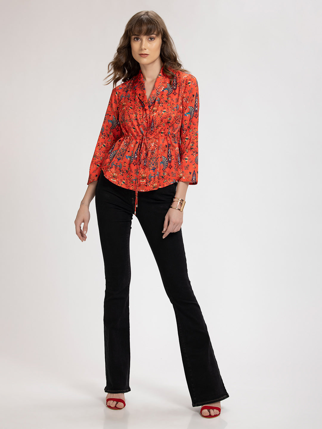 Camile Cinched Shirt Jacket from Shaye , Shirt for women