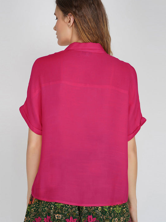 Fuchsia Shirt Top from Shaye , Top for women