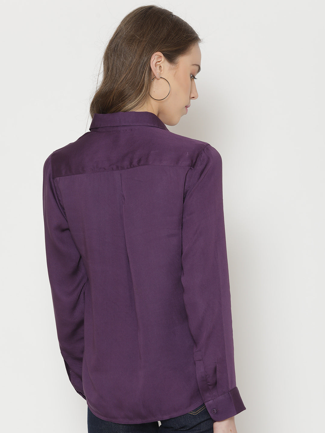 Purple Buttondown Shirt from Shaye , Shirt for women